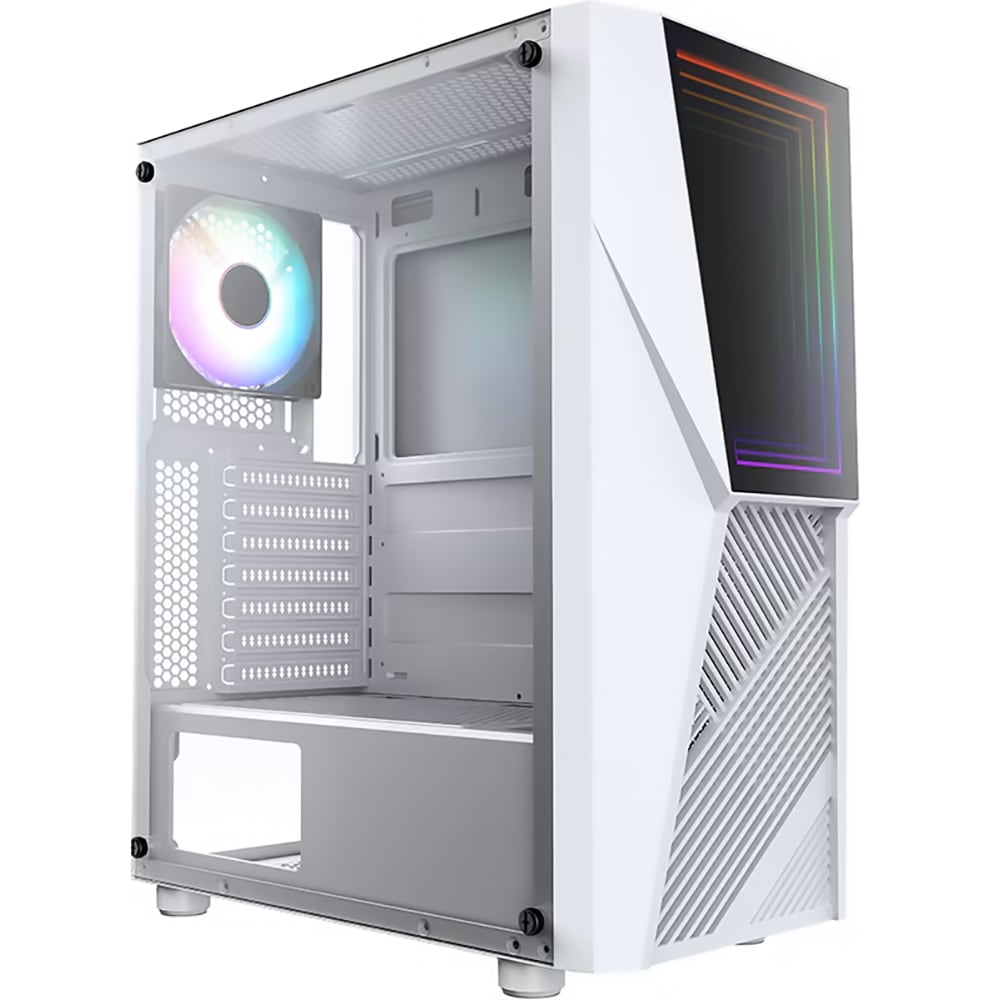 Sistem Desktop Gaming MYRIA Style V87 Powered by ASUS, AMD Ryzen 5 7600 pana la 5.2GHz, 16GB, SSD 500GB, NVIDIA GeForce GTX 1650 4GB, Ubuntu