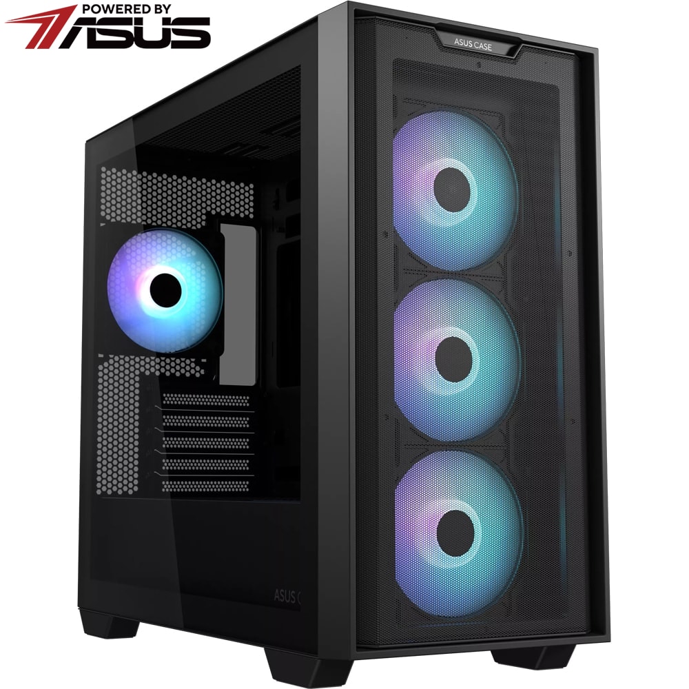 Sistem Desktop Gaming MYRIA Vision V114 Powered by ASUS, Intel Core I5-13400F pana la 4.6GHz, 32GB, SSD 1TB, NVIDIA GeForce RTX 3060 12GB, Ubuntu