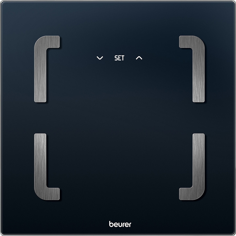 Cantar corporal BEURER BF 880, 180kg, Wi-Fi, electronic, sticla securizata, negru