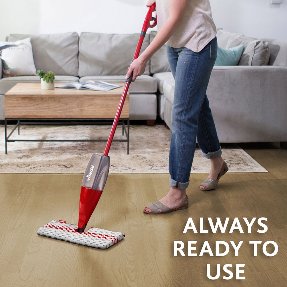 Mop plat VILEDA 1-2 Spray Max, rosu