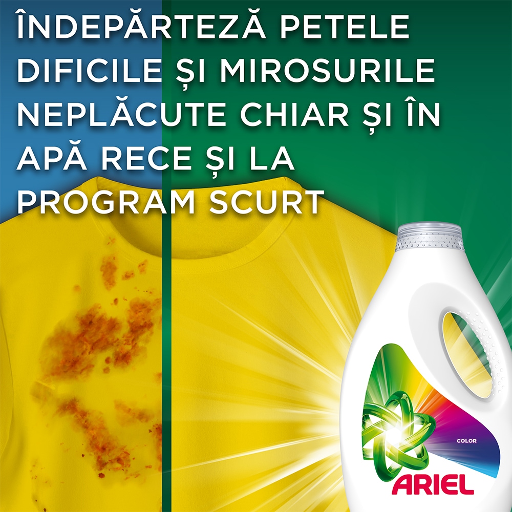 Detergent lichid ARIEL Color, 3.6 l, 80 spalari
