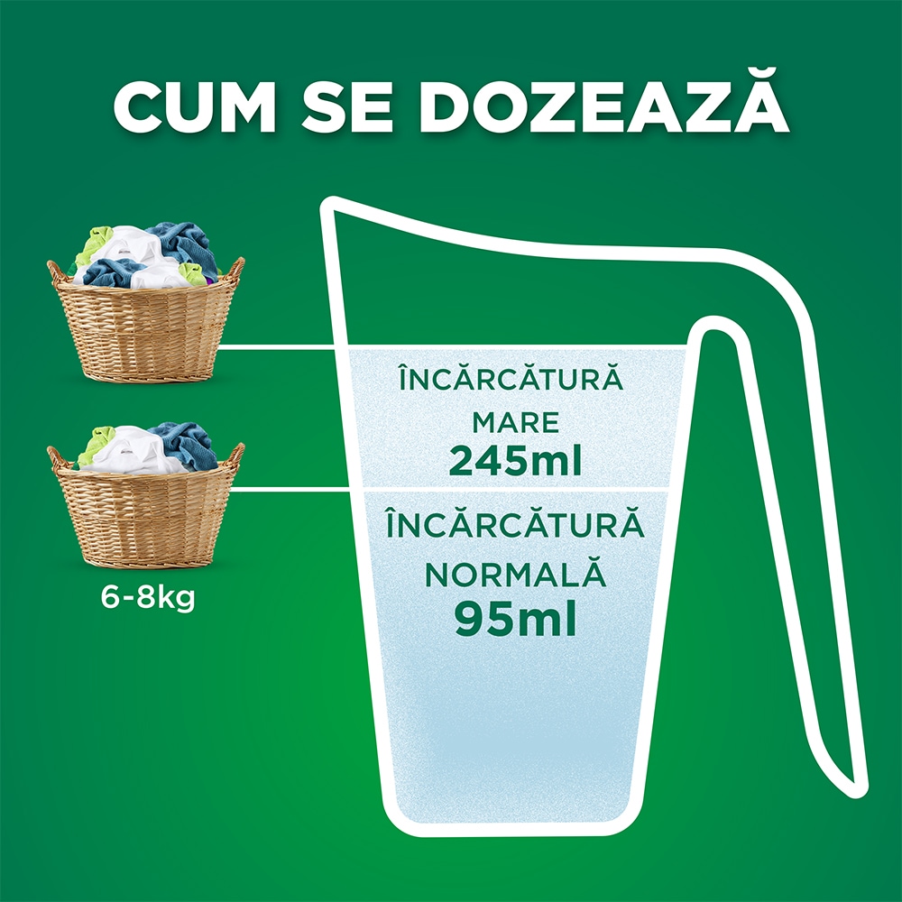 Detergent automat ARIEL Mountain Spring, 6.5 kg, 100 spalari