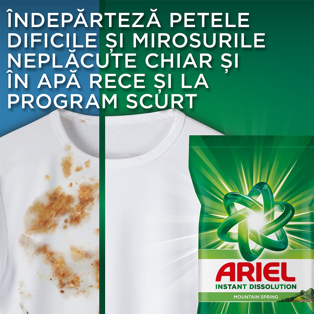 Detergent automat ARIEL Mountain Spring, 5.2 kg, 80 spalari