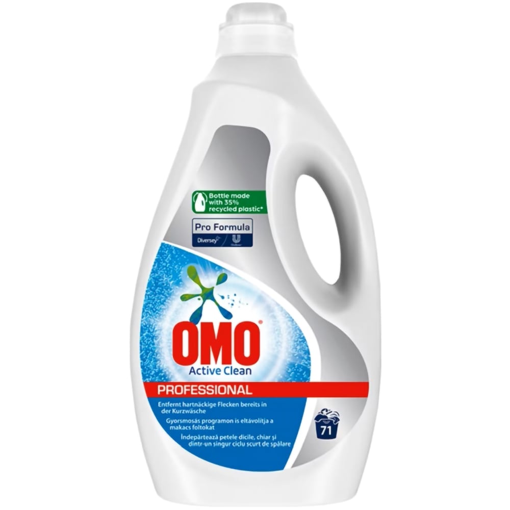 Detergent lichid OMO Active Clean Professional, 5 l, 71 spalari