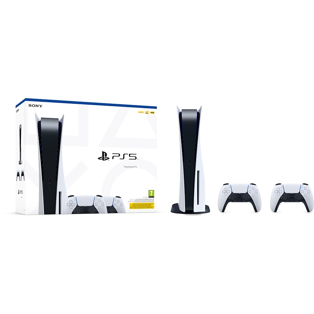 Consola PlayStation 5 (PS5) 825GB, C-Chassis + Extra Controller Wireless PlayStation DualSense