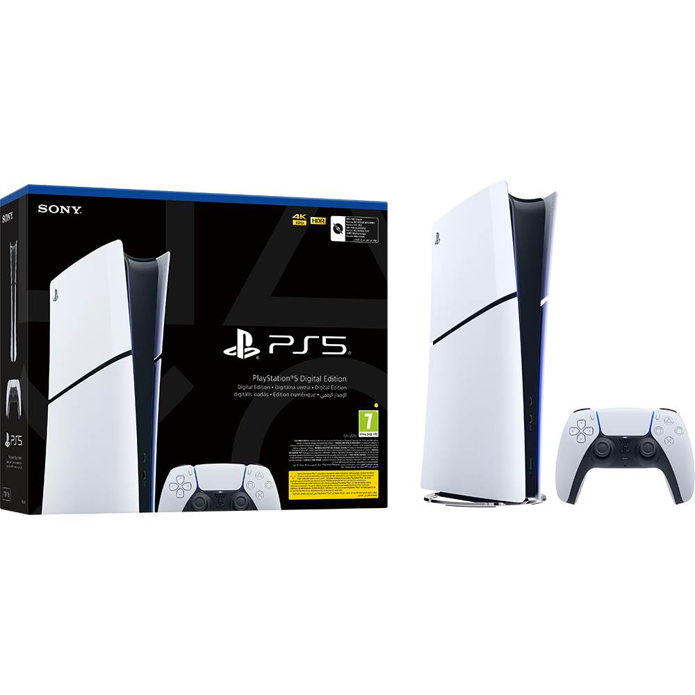 Consola PlayStation 5 Slim Digital Edition (PS5) 1TB, D-Chassis, White