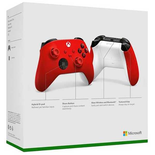 Controller Wireless MICROSOFT Xbox Series X, Pulse Red