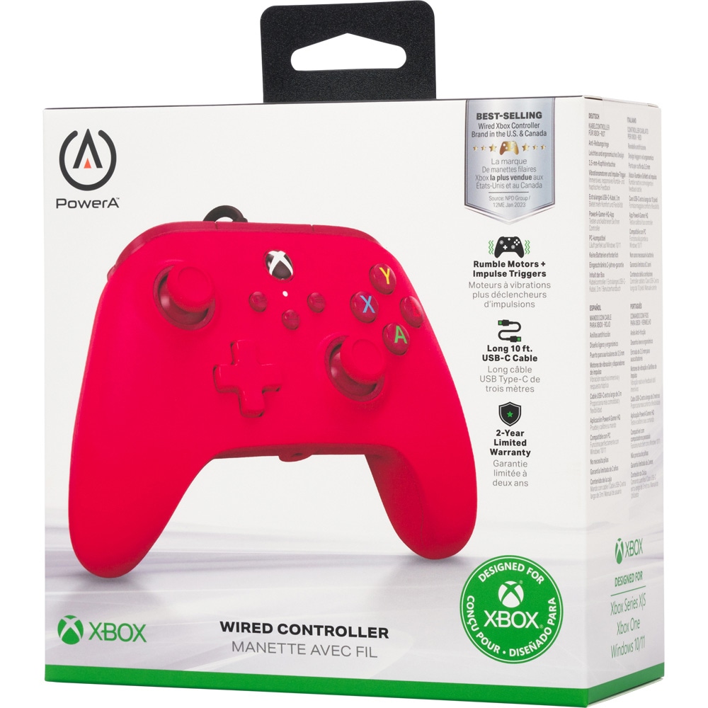 Controller POWERA pentru Xbox Series X|S 1519366-01, rosu