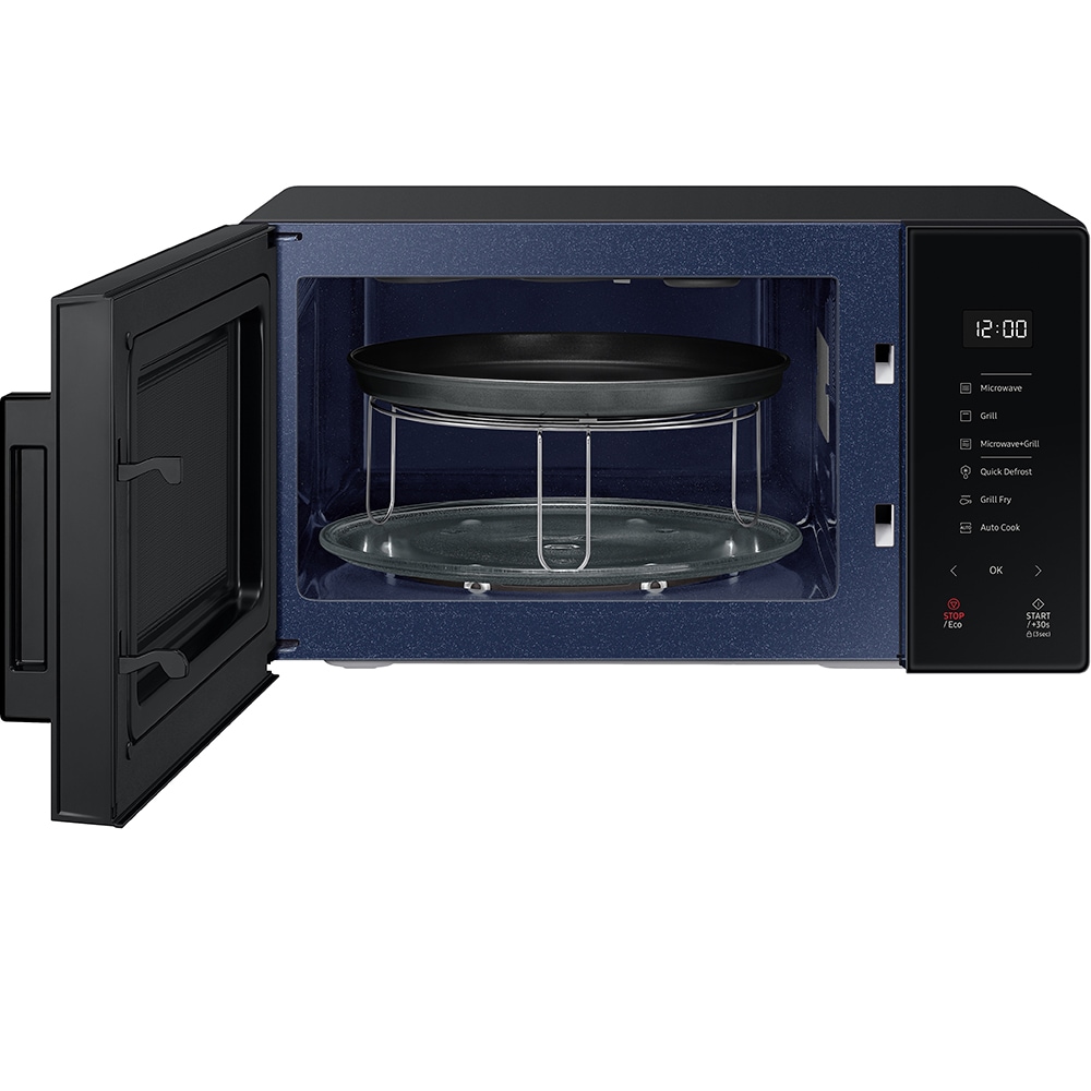 Cuptor microunde cu grill SAMSUNG MG23T5018CK/EF, 23l, 800W, negru