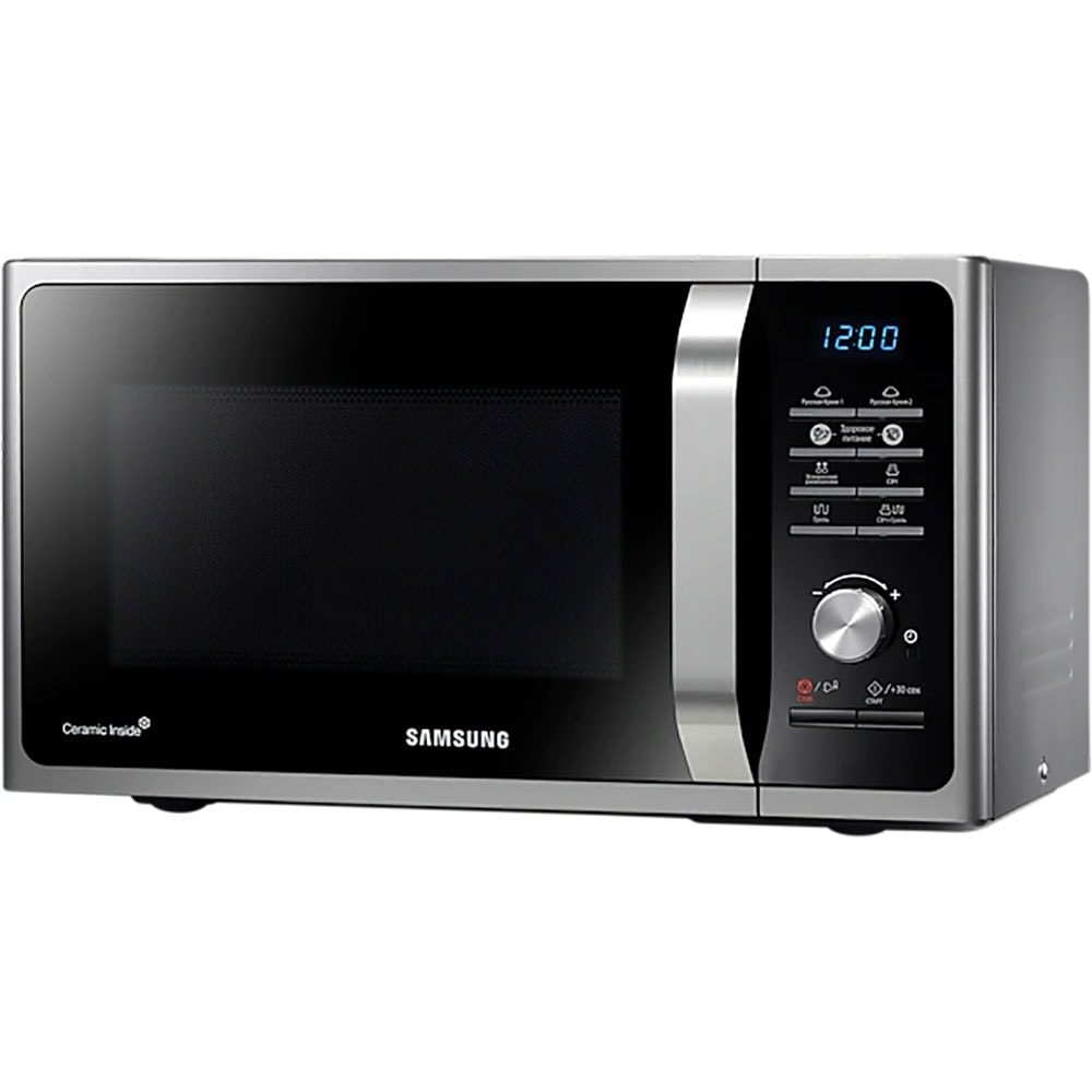 Cuptor microunde SAMSUNG MS23F301TAS, 23l, 800W, argintiu