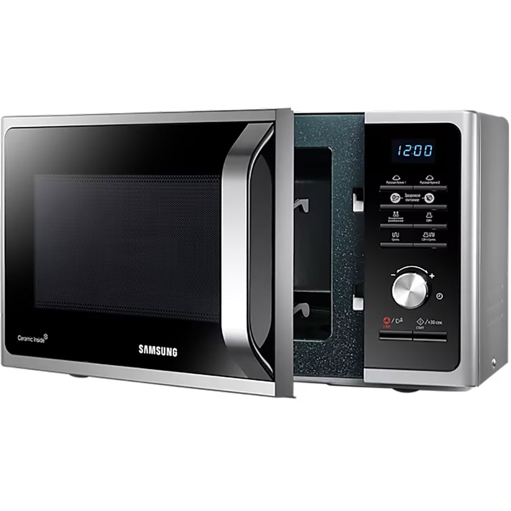 Cuptor microunde SAMSUNG MS23F301TAS, 23l, 800W, argintiu