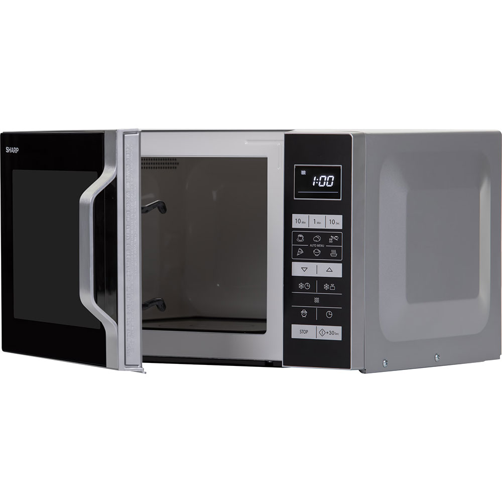 Cuptor microunde SHARP R360S, 23l, 900W, argintiu-negru 