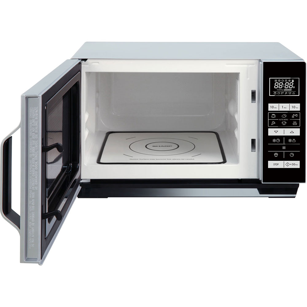 Cuptor microunde SHARP R360S, 23l, 900W, argintiu-negru 