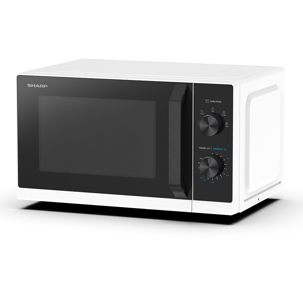 Cuptor microunde SHARP RCS200TW, 20l, 800W, alb-negru