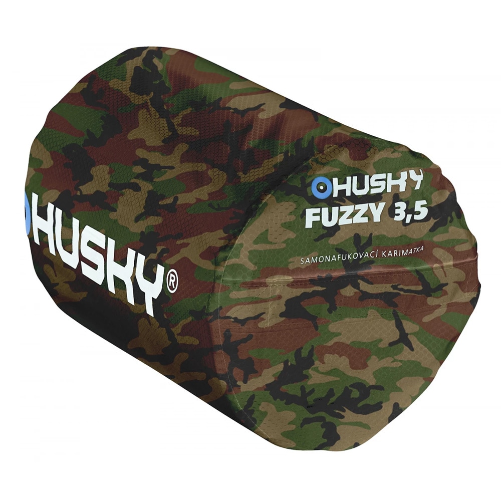 Saltea gonflabila camping HUSKY Fuzzy, 180 x 58, verde