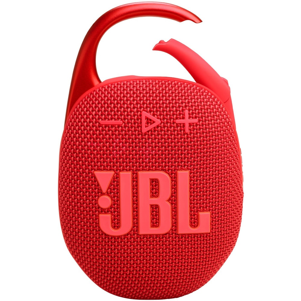 Boxa portabila JBL Clip 5, Bluetooth, IP67, Auracast, rosu