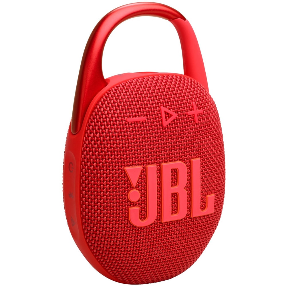 Boxa portabila JBL Clip 5, Bluetooth, IP67, Auracast, rosu