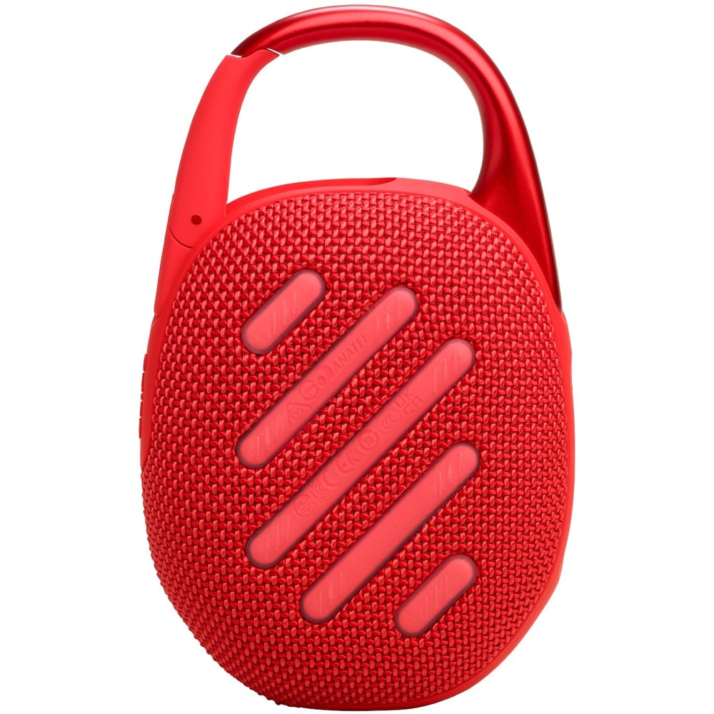 Boxa portabila JBL Clip 5, Bluetooth, IP67, Auracast, rosu