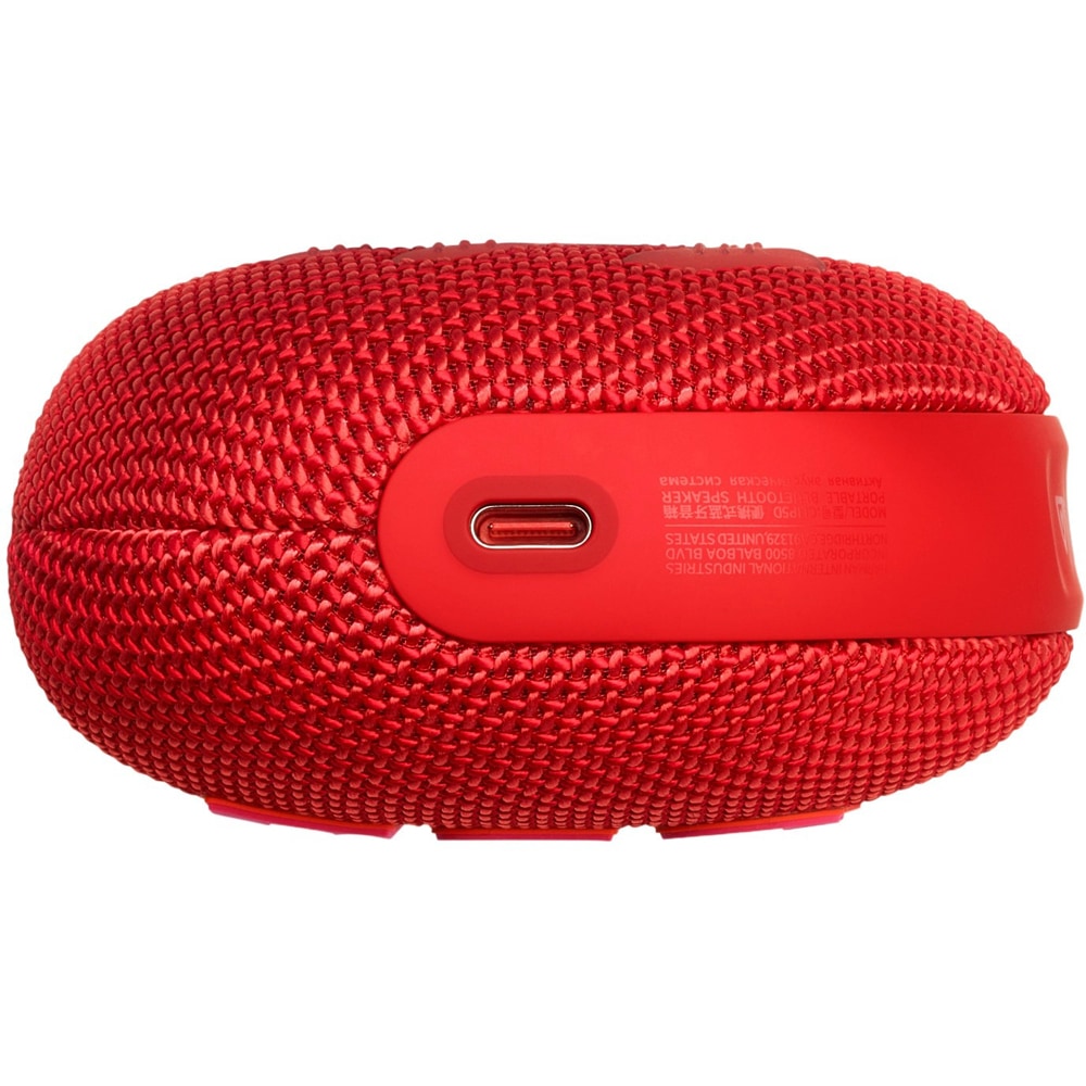 Boxa portabila JBL Clip 5, Bluetooth, IP67, Auracast, rosu