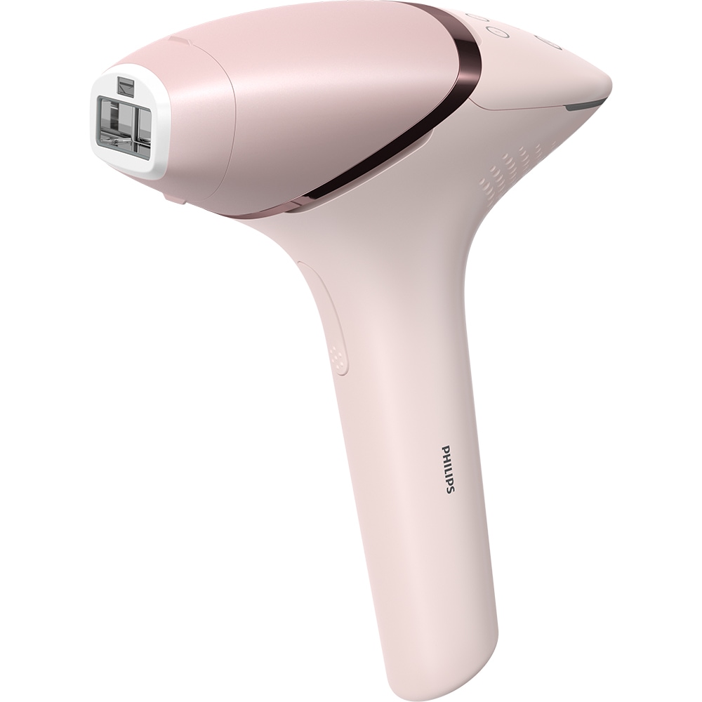Epilator IPL PHILIPS Lumea Series 9900 BRI976/00, 450.000 de impulsuri, 4 accesorii, Senzor SmartSkin, acumulator, roz