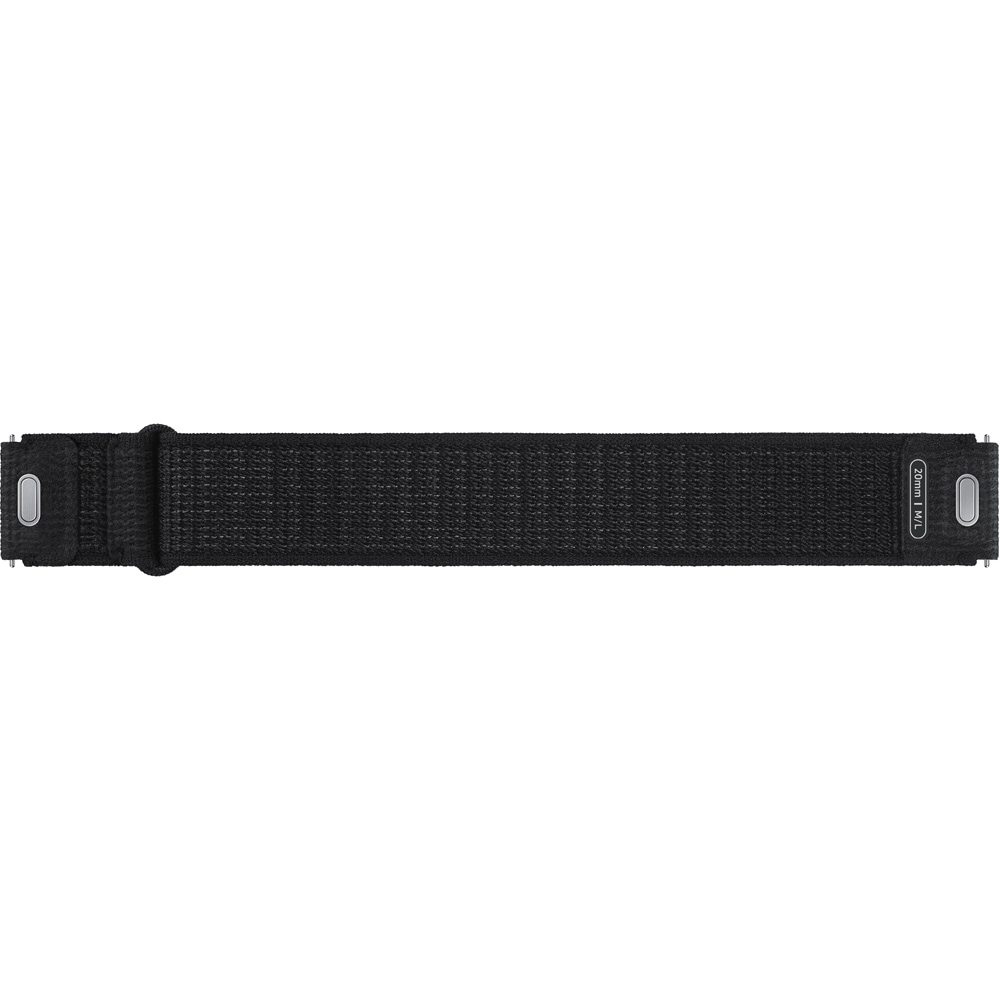 Bratara Fabric Band (Wide, Medium/Large) pentru SAMSUNG Galaxy Watch6, ET-SVR94LBEGEU, Black