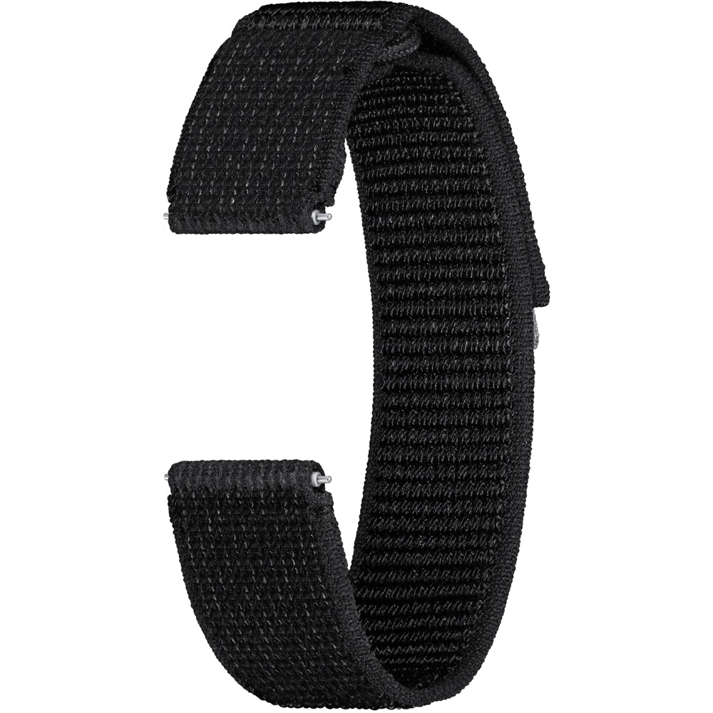 Bratara Fabric Band (Wide, Medium/Large) pentru SAMSUNG Galaxy Watch6, ET-SVR94LBEGEU, Black