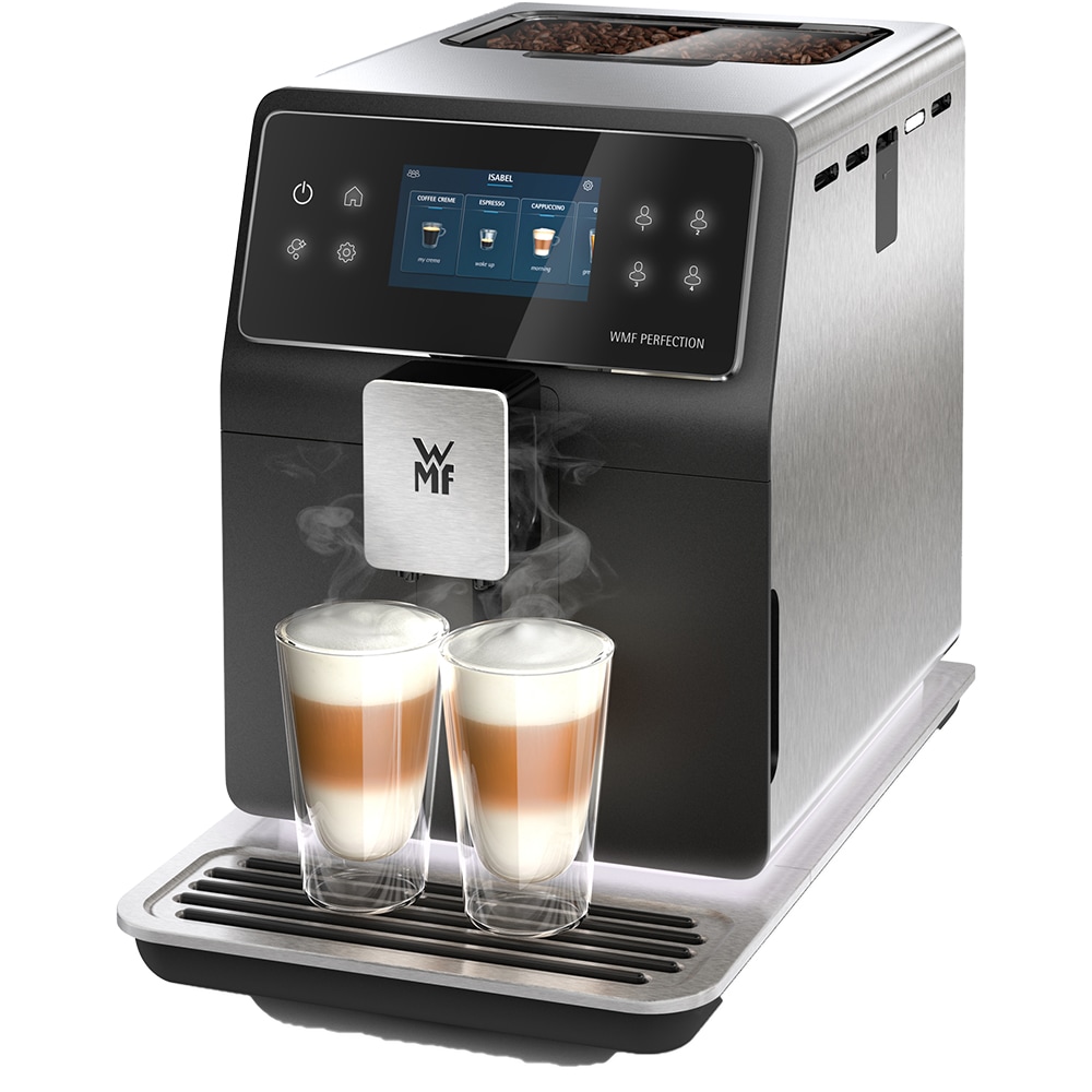 Espressor automat WMF Perfection 840L CP850D15, 2l, 1500W, 15 bar, argintiu-negru