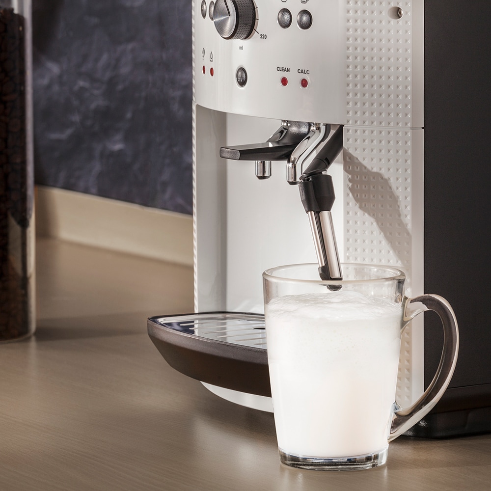 Espressor automat KRUPS Espresseria EA8105, 1.6l, 1450W, 15 bar, alb-negru