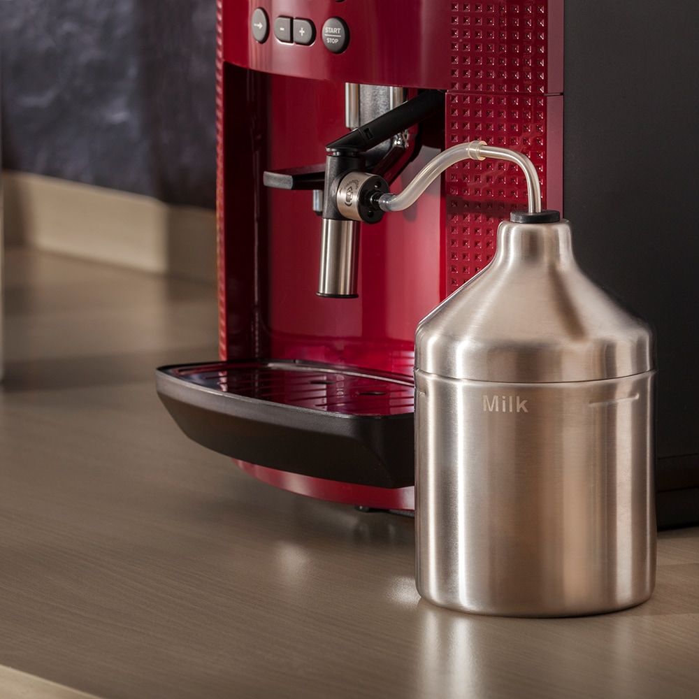 Espressor automat KRUPS Essential EA816570, 1.7l, 1450W, 15 bar, rosu-negru