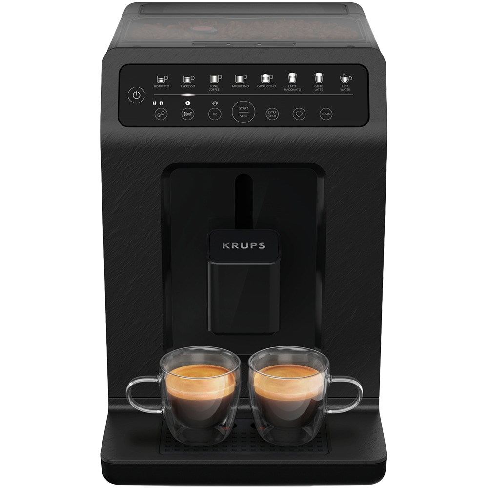 Espressor automat KRUPS Evidence Eco EA897B10, 2.3l, 1450W, 15 bar, negru