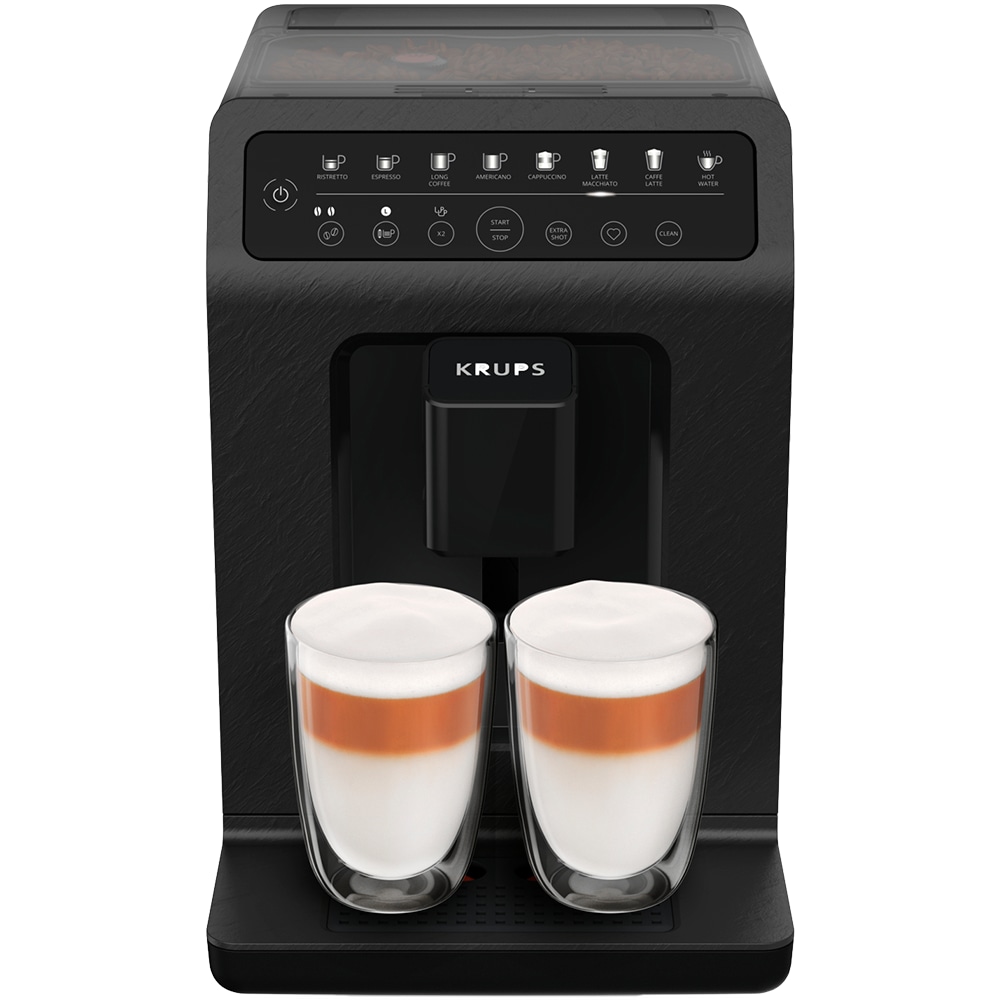 Espressor automat KRUPS Evidence Eco EA897B10, 2.3l, 1450W, 15 bar, negru