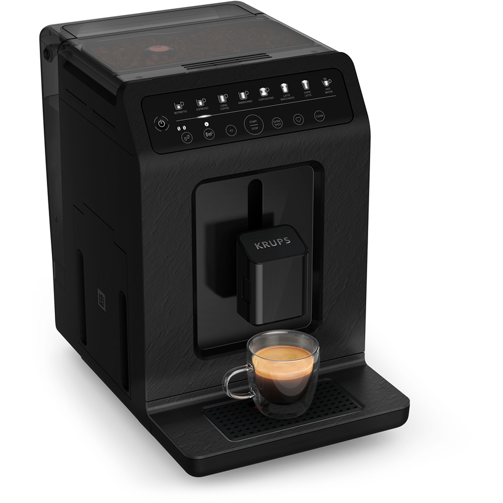 Espressor automat KRUPS Evidence Eco EA897B10, 2.3l, 1450W, 15 bar, negru
