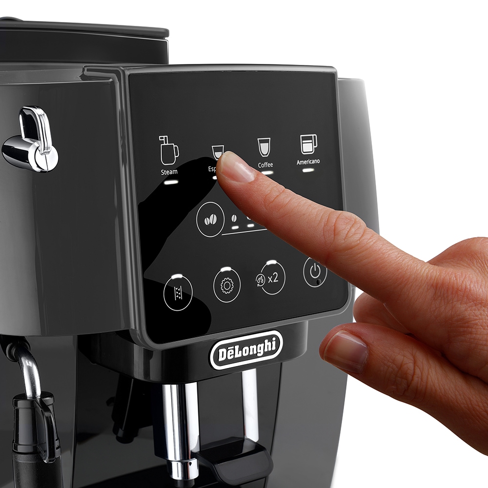 Espressor automat DELONGHI Magnifica Start ECAM 220.22.GB, 1.8l, 1450W, 15 bar, gri inchis-negru