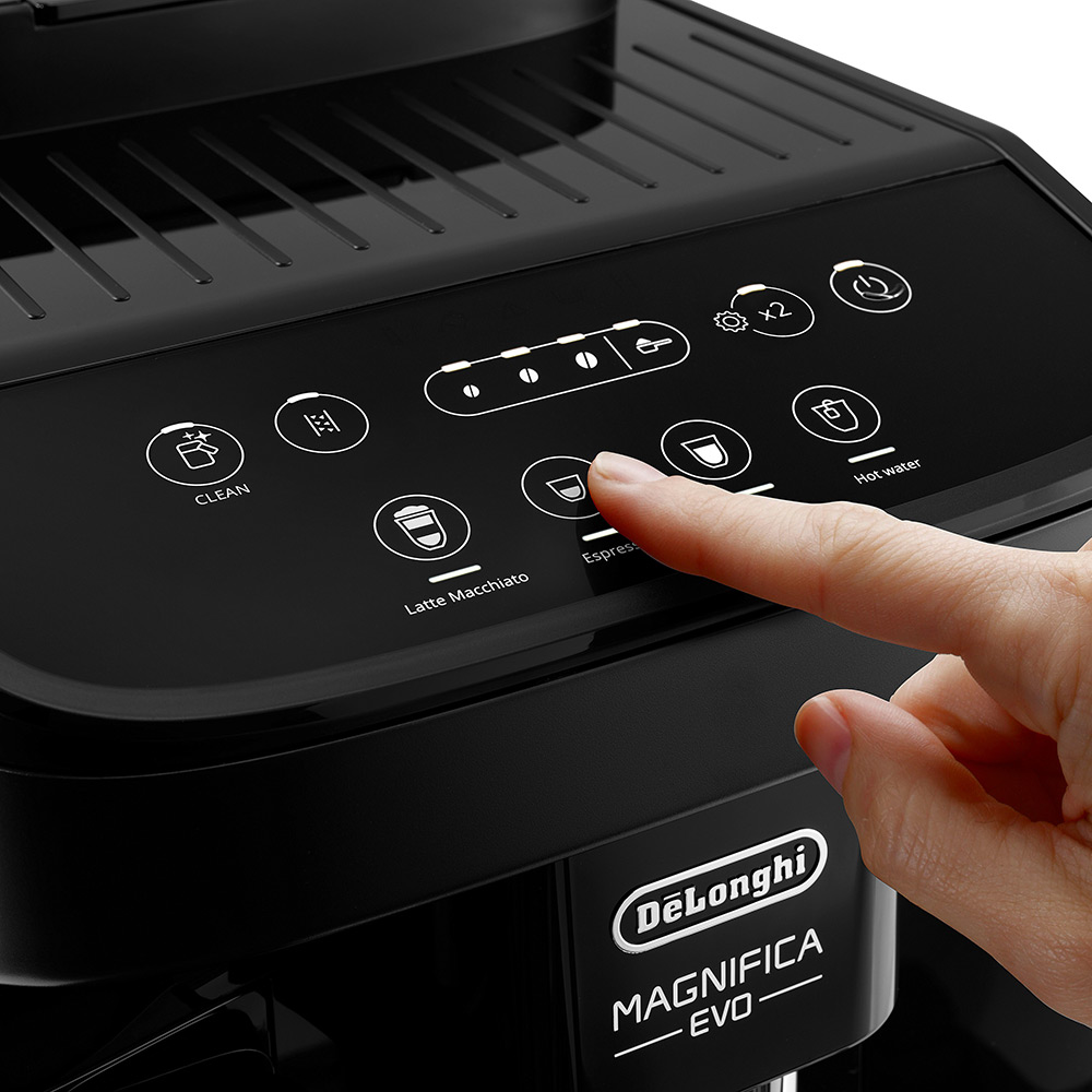 Espressor automat DELONGHI Magnifica Evo ECAM 293.52.B, 1,8l, 1450W, 15 bar, negru-argintiu