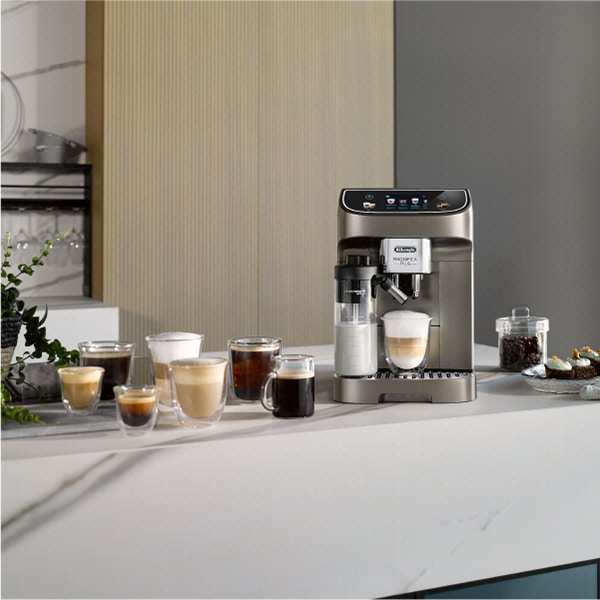 Espressor automat DELONGHI Magnifica Plus ECAM320.70.TB, 1.9l, 1450W, 15 bar, gri inchis-negru