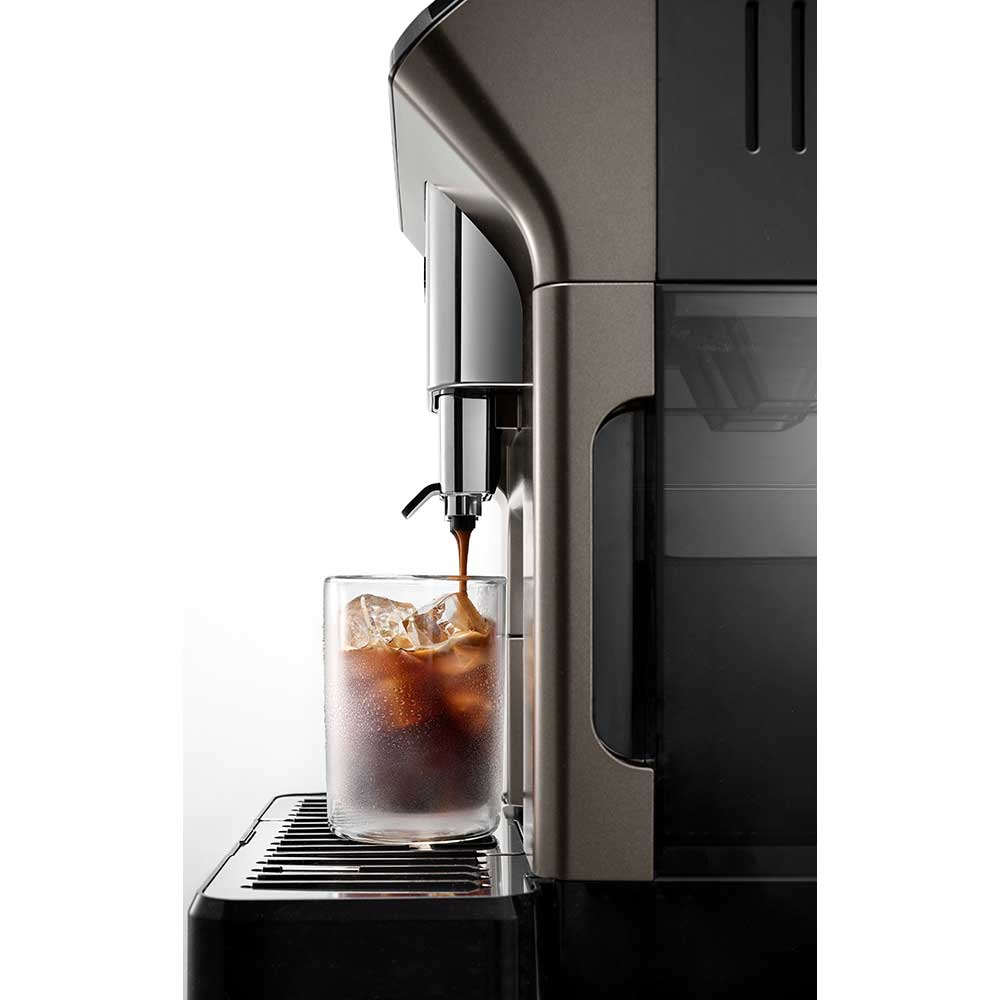Espressor automat DELONGHI Eletta Explore ECAM 450.86.T, 1.8l, 1450W, 19 bar, argintiu inchis-negru