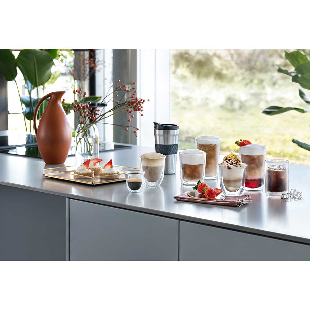 Espressor automat DELONGHI Eletta Explore ECAM 450.86.T, 1.8l, 1450W, 19 bar, argintiu inchis-negru