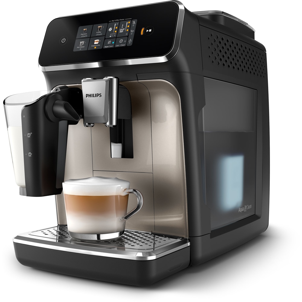 Espressor automat PHILIPS Seria 2300 EP2336/40, 1.8l, 1500W, 15 bar, crom-negru