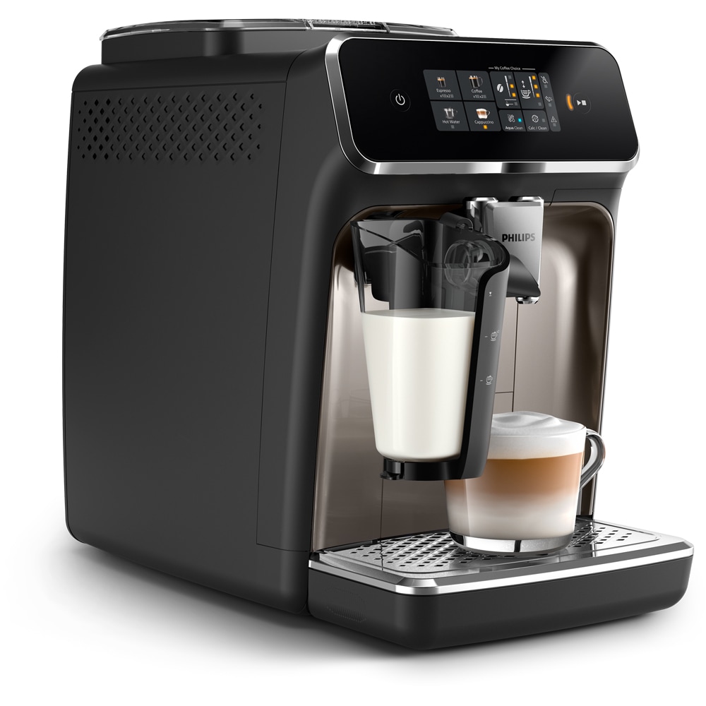 Espressor automat PHILIPS Seria 2300 EP2336/40, 1.8l, 1500W, 15 bar, crom-negru