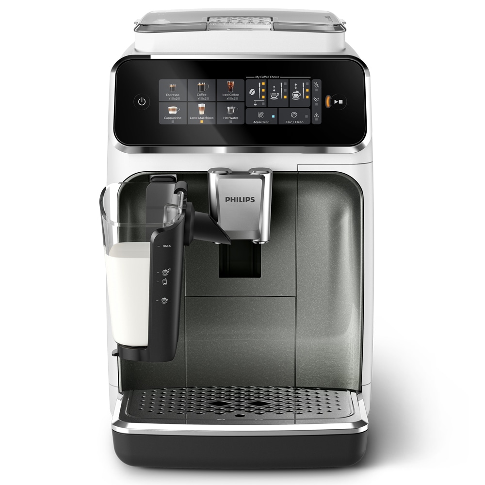 Espressor automat PHILIPS S3300 LatteGo EP3343/50, 1.8l, 1500W, 15 bar, alb-negru