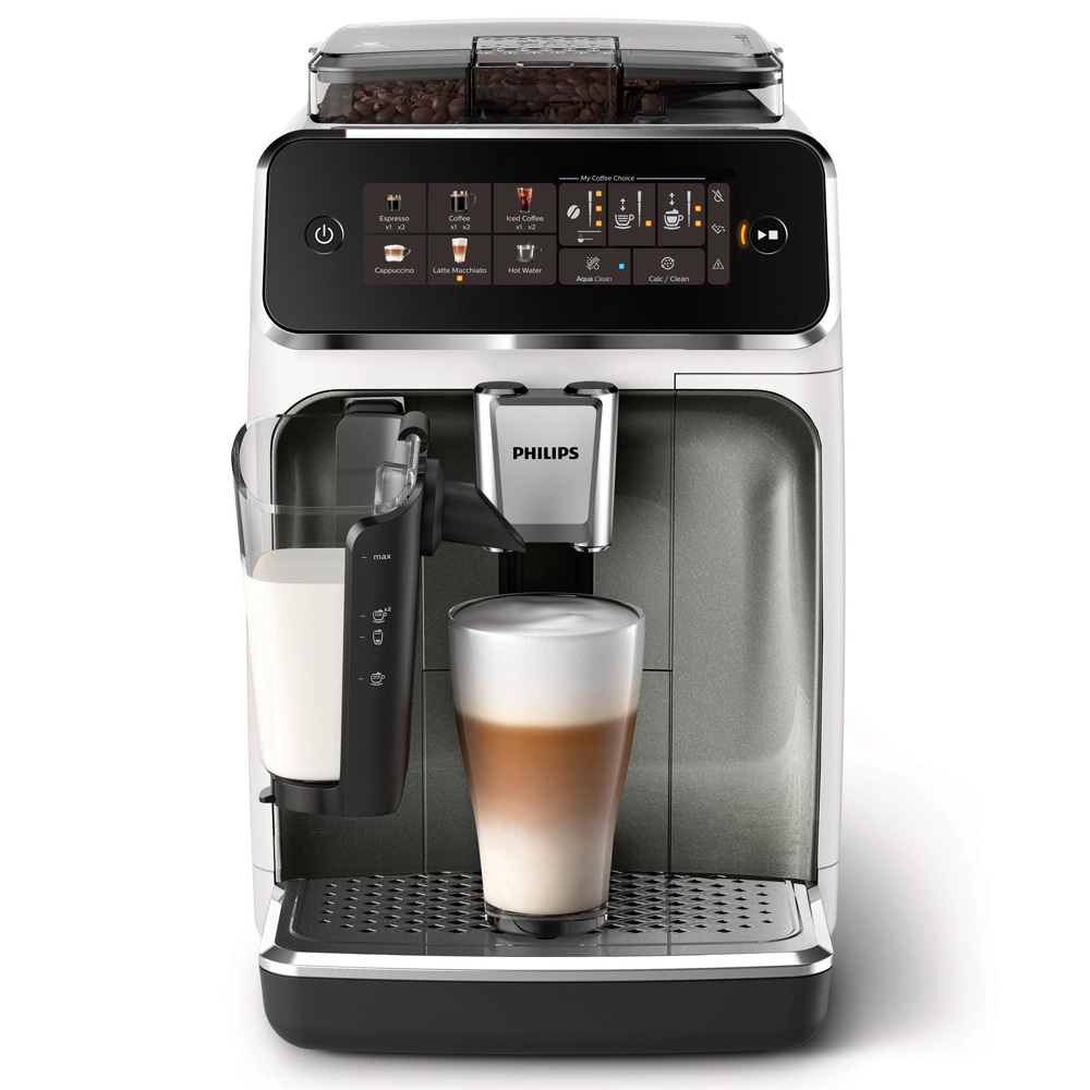 Espressor automat PHILIPS S3300 LatteGo EP3343/50, 1.8l, 1500W, 15 bar, alb-negru
