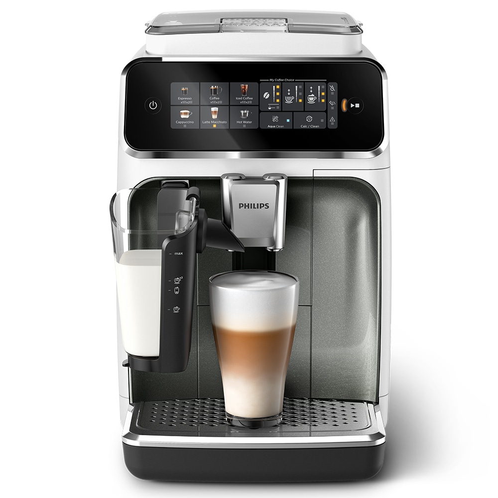 Espressor automat PHILIPS S3300 LatteGo EP3343/70, 1.8l, 1500W, 15 bar, alb-negru