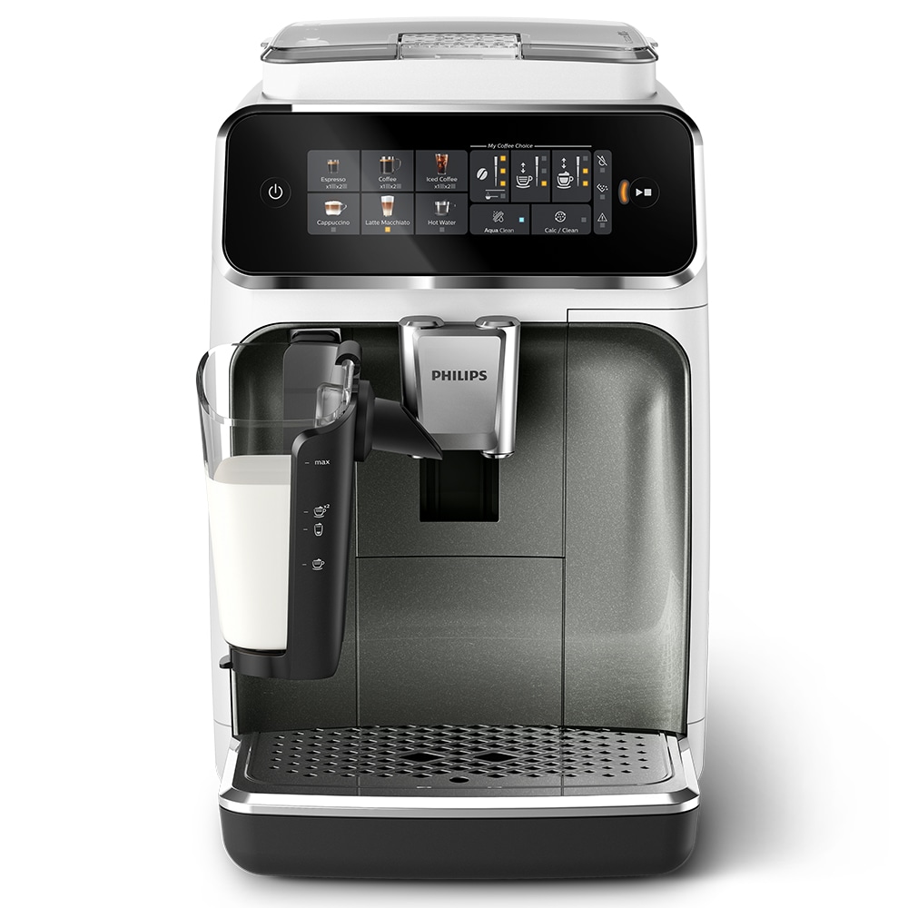 Espressor automat PHILIPS S3300 LatteGo EP3343/70, 1.8l, 1500W, 15 bar, alb-negru