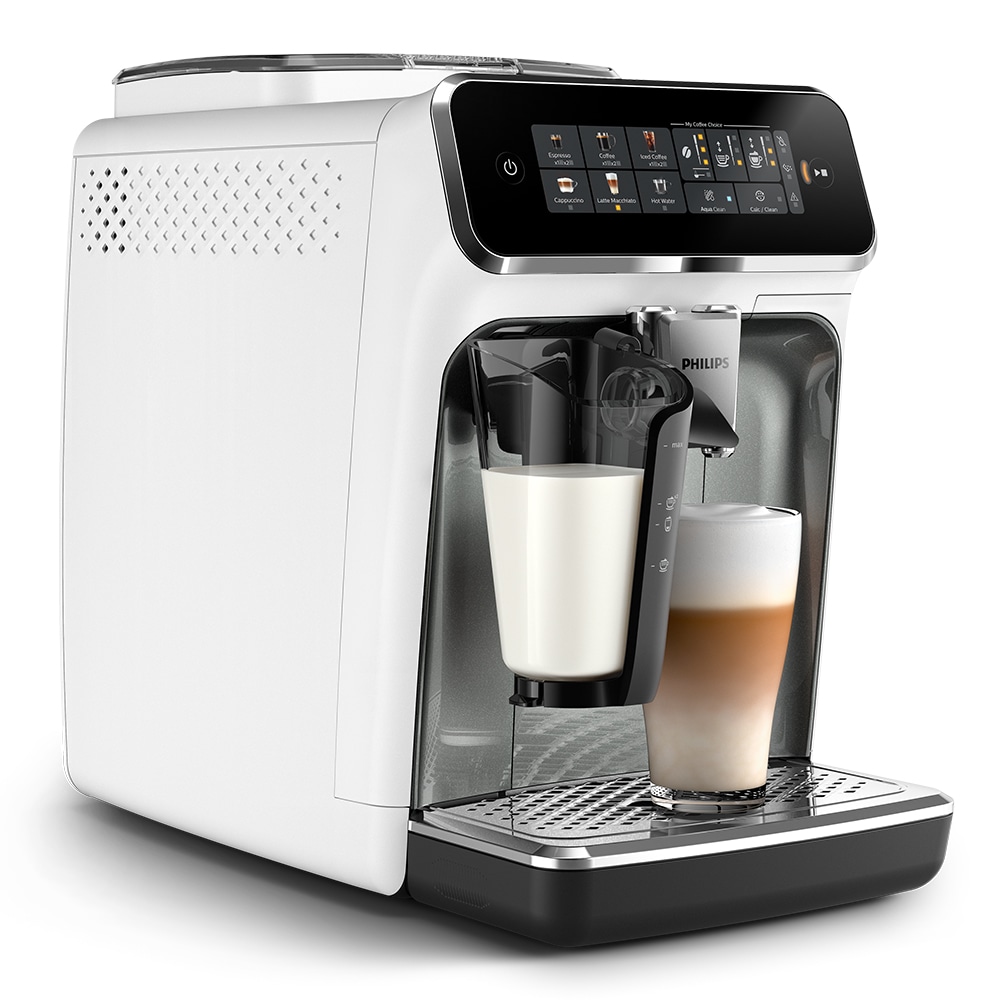 Espressor automat PHILIPS S3300 LatteGo EP3343/70, 1.8l, 1500W, 15 bar, alb-negru