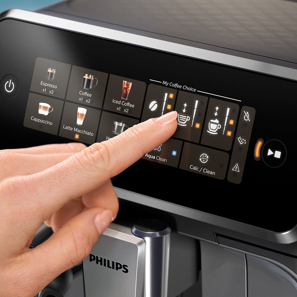 Espressor automat PHILIPS S3300 LatteGo EP3347/90, 1.8l, 1500W, 15 bar, crom-negru