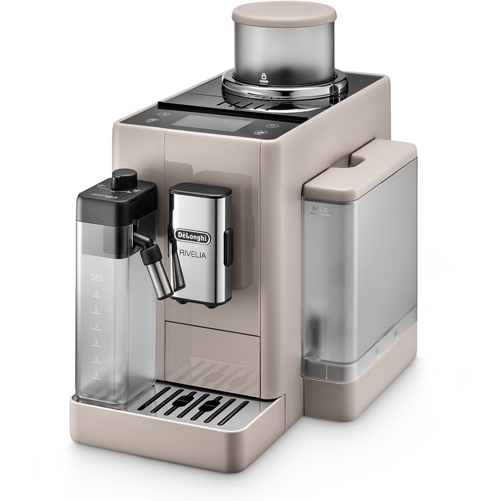 Espressor automat DELONGHI Rivelia EXAM440.55.BG, 1.4l, 1450W, 19 bar, crem-negru