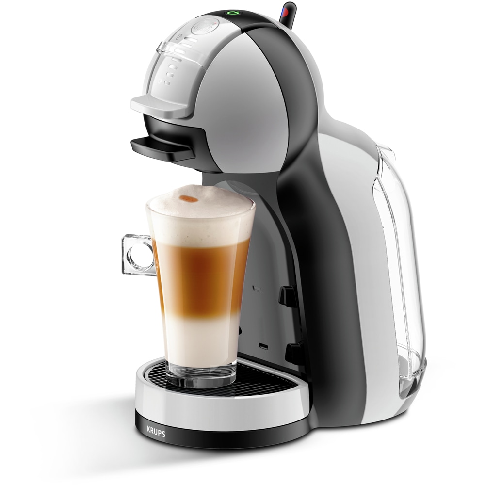 Espressor cu capsule KRUPS Dolce Gusto Mini Me KP123B10, 0.8l, 1500W, 15 bar, gri-negru