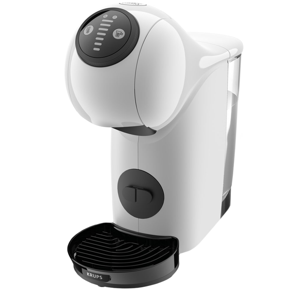 Espressor cu capsule KRUPS Dolce Gusto Genio S KP243110, 0.8l, 1500 W, 15 bar, alb-negru