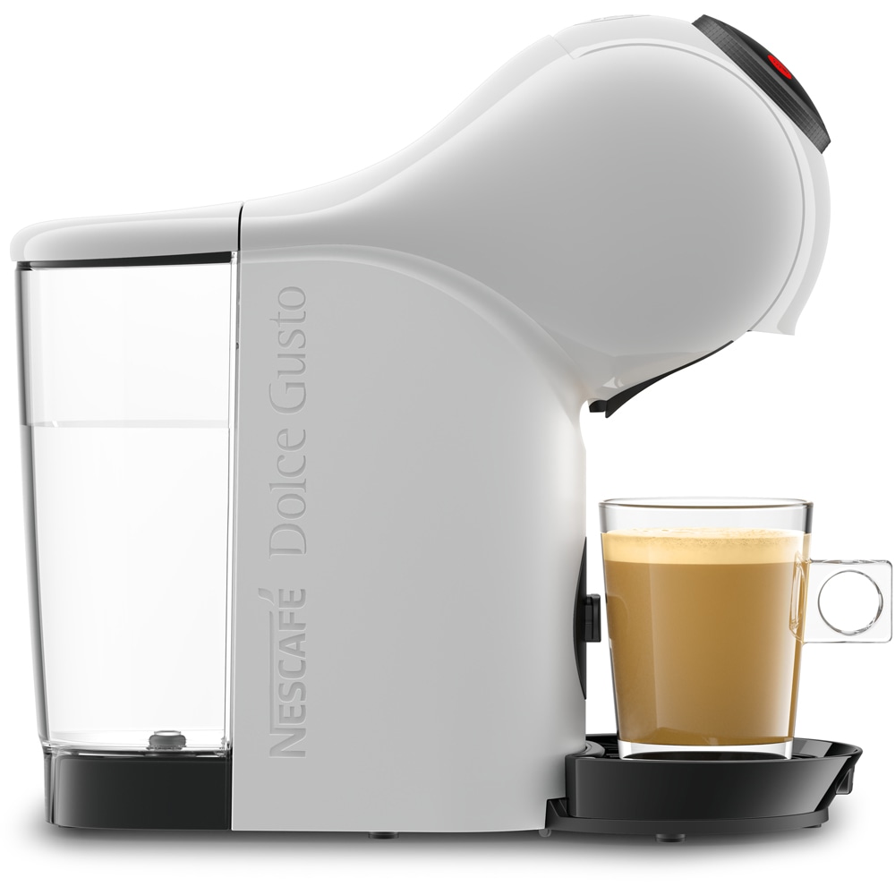Espressor cu capsule KRUPS Dolce Gusto Genio S KP243110, 0.8l, 1500 W, 15 bar, alb-negru