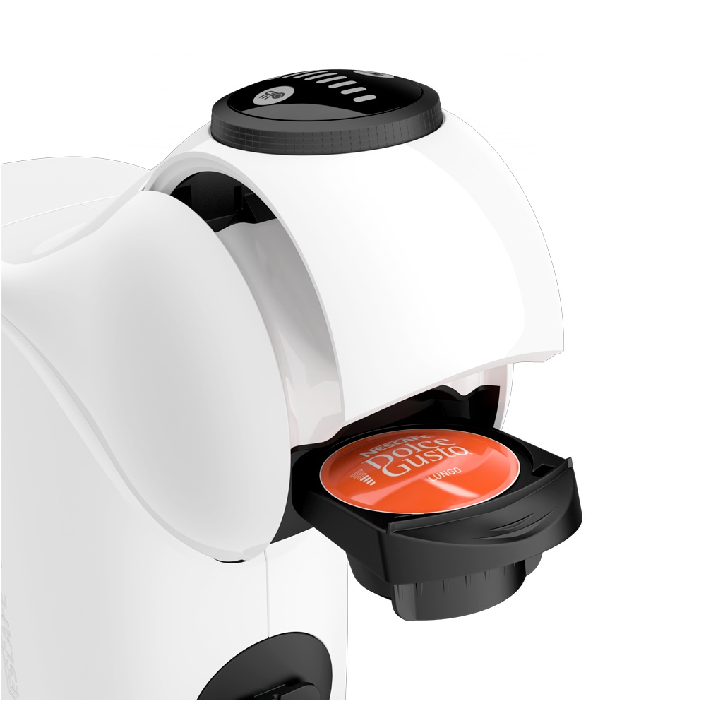 Espressor cu capsule KRUPS Dolce Gusto Genio S KP243110, 0.8l, 1500 W, 15 bar, alb-negru